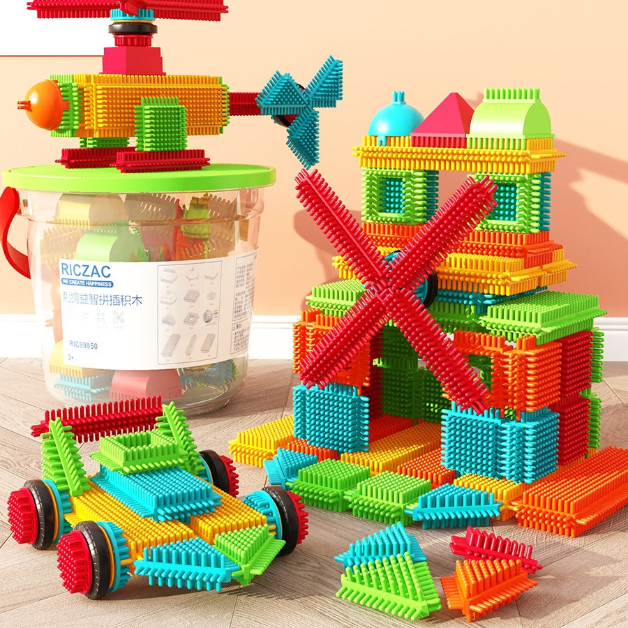 Enlightenment Bristle Building Blocks Puzzle Toy: Unlock Your Child's Imagination